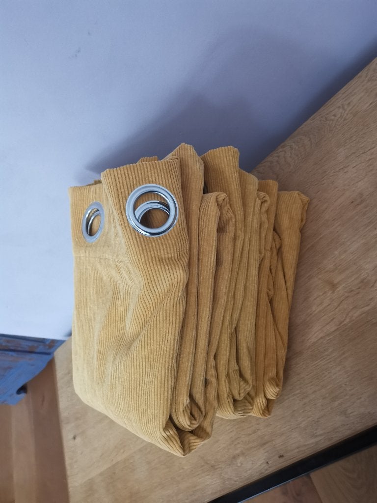 kant en klaar gordijnen kwantumhal, Gebruikt, Kwantum, Geel, Ophalen of Verzenden