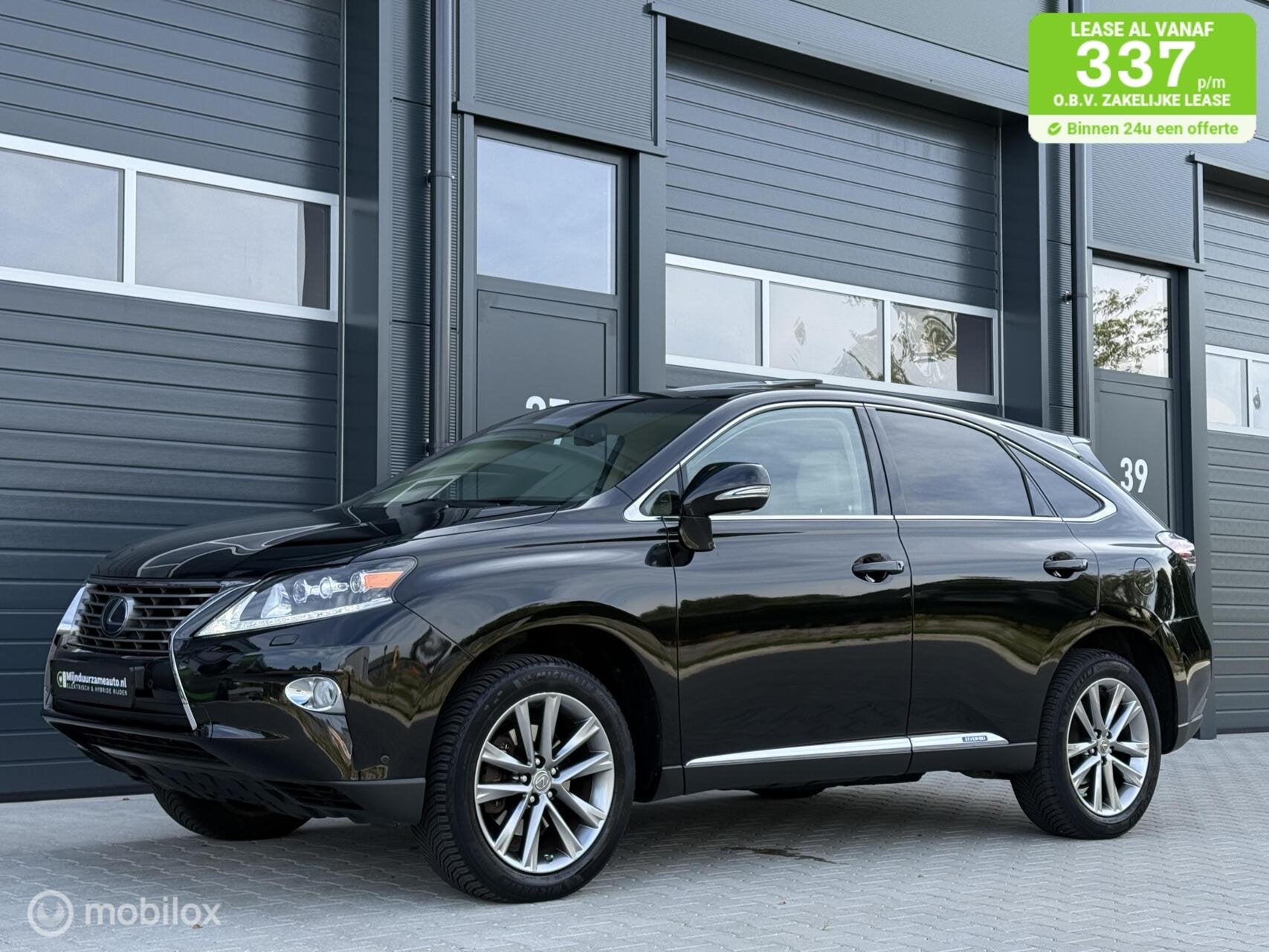 Lexus RX 450h 4WD President, Dakje, Trekhaak, Levinson, ACC, Auto's, Automaat, Beige, 2000 kg, 138 €/maand