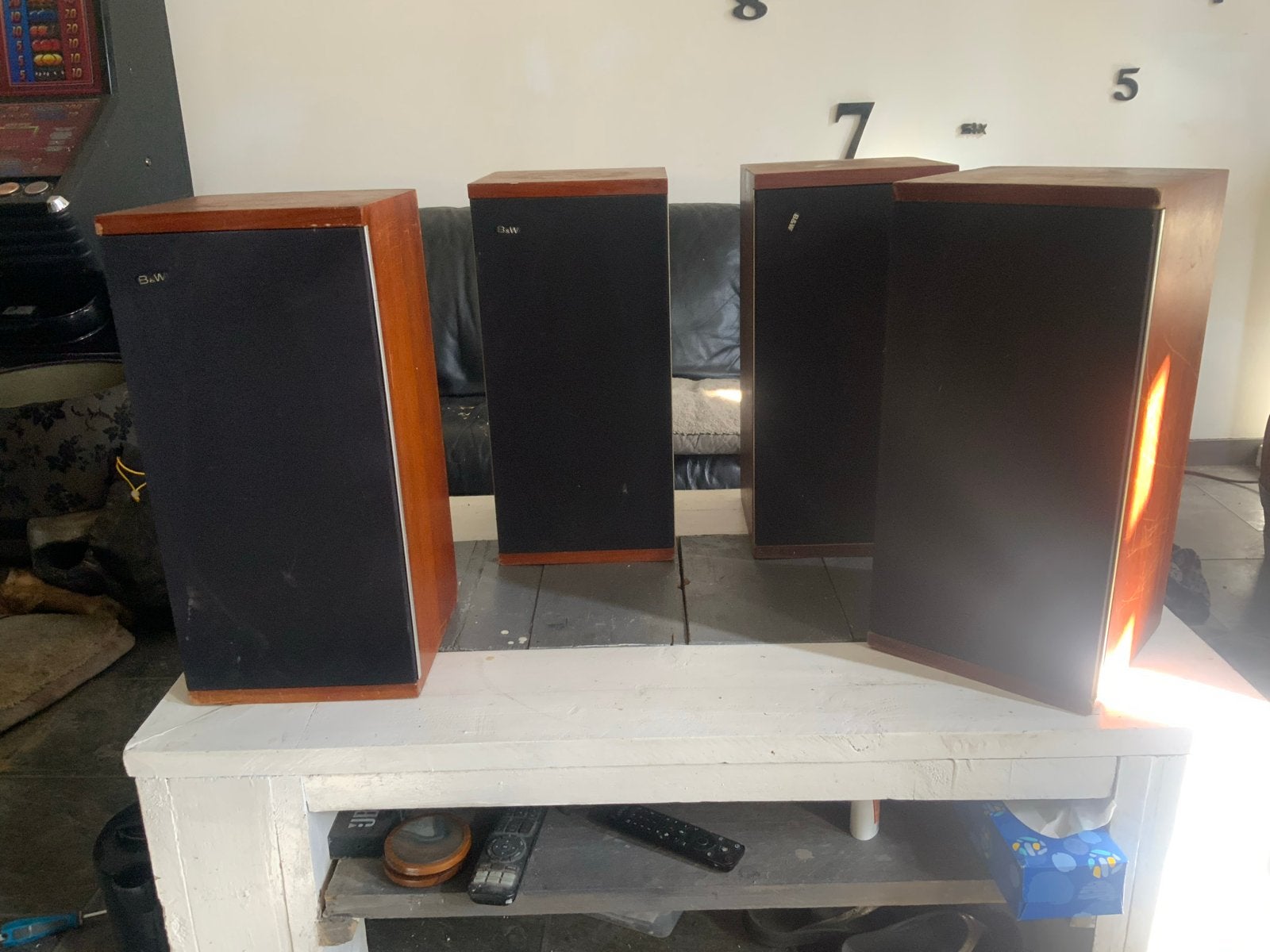 4x Vintage B&W DM/4 Speakers - Klassiek Geluid, Gebruikt, Ophalen of Verzenden, 60 tot 120 watt, Bowers & Wilkins (B&W)