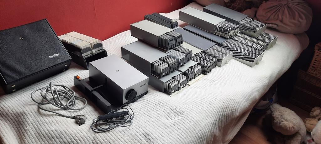 Dia projector en dia raampjes, Ophalen of Verzenden, 1960 tot 1980, Overige typen