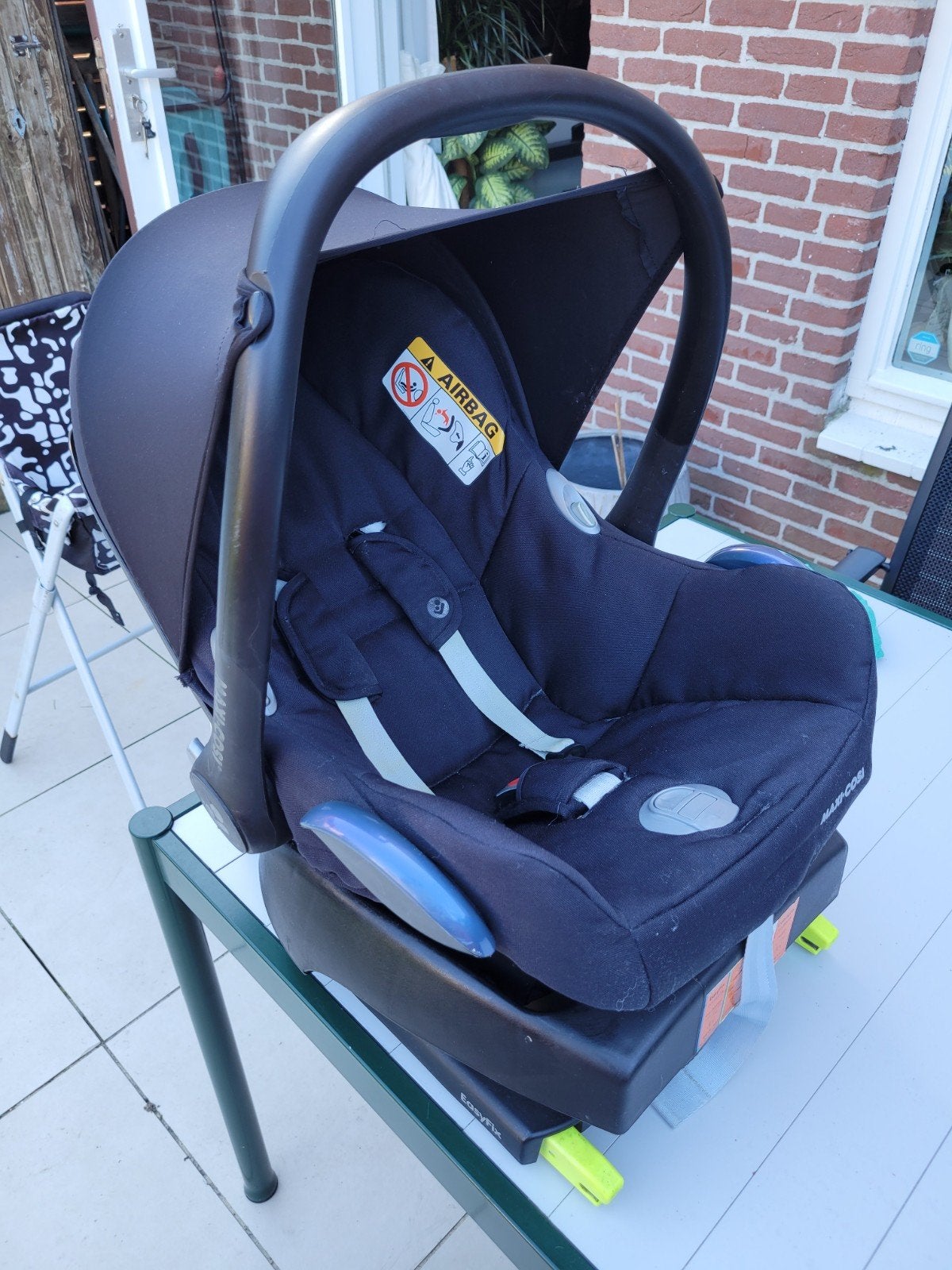 Maxi-Cosi autostoel met EasyFix base, Kinderen en Baby's, Ophalen, 0 t/m 13 kg, Maxi-Cosi, Gebruikt