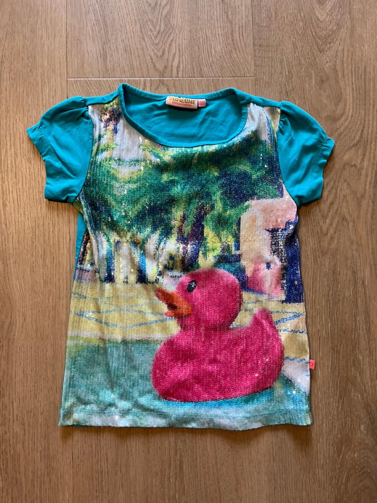 Shirt  someone meisje maat 122 zgan badeendje, Kinderen en Baby's, Kinderkleding | Maat 122, Ophalen of Verzenden, Zo goed als nieuw