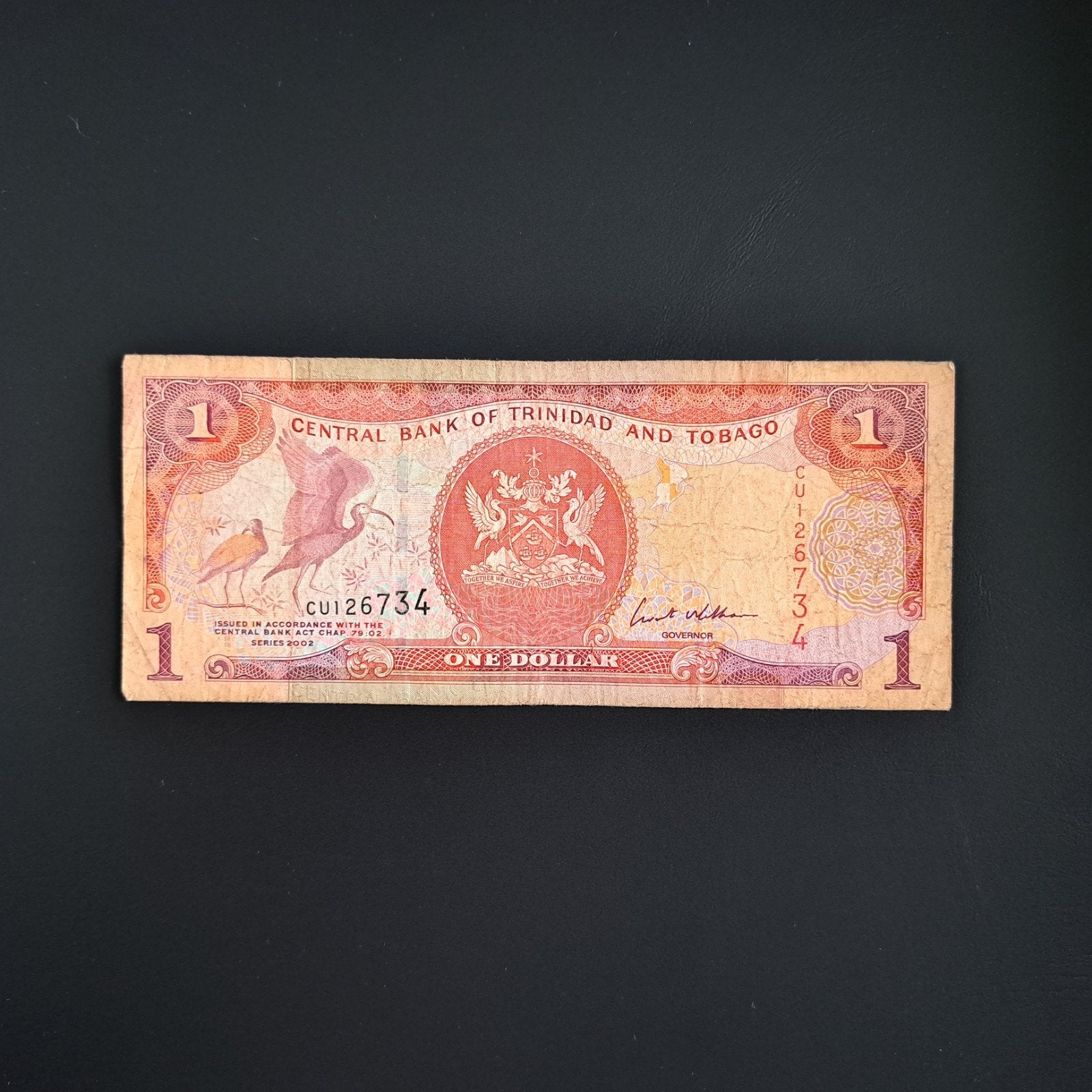 1 dollar Trinidad en Tobago #008, Postzegels en Munten, Bankbiljetten | Amerika, Verzenden, Noord-Amerika, Los biljet