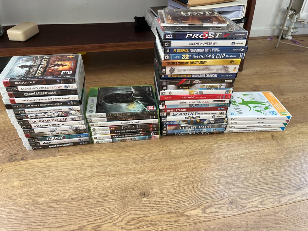 Grote collectie van 48 games: PS3, Xbox 360, PC en Wii, Ophalen of Verzenden, Gebruikt