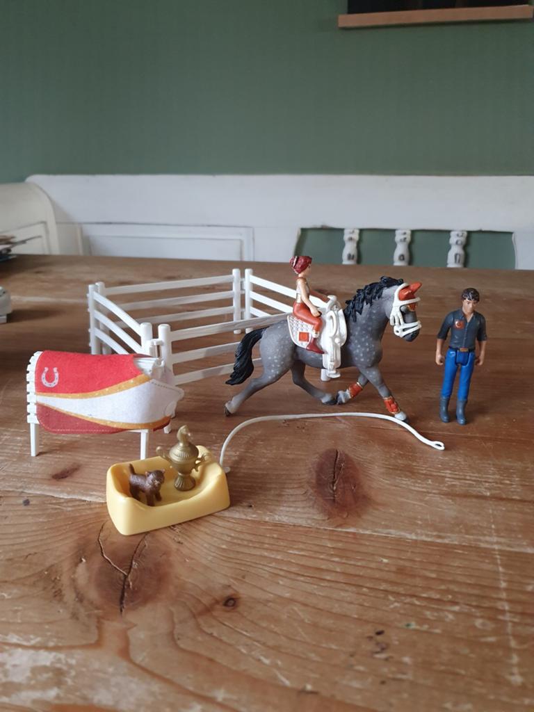 Schleich voltige set, Ophalen of Verzenden, Zo goed als nieuw, Jongen of Meisje