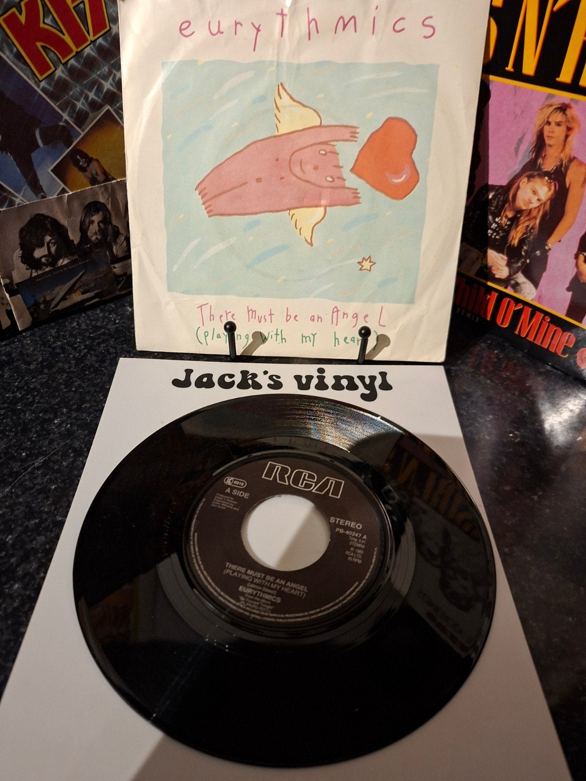 Eurythmics - There Must Be An Angel   1985, Gebruikt, 7 inch, Ophalen of Verzenden, Fotohoes