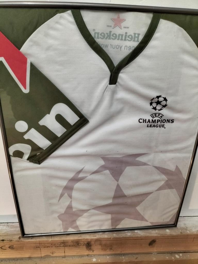 Ingelijst Heineken UEFA Champions League shirt, Ophalen of Verzenden, Zo goed als nieuw, Feyenoord, Shirt