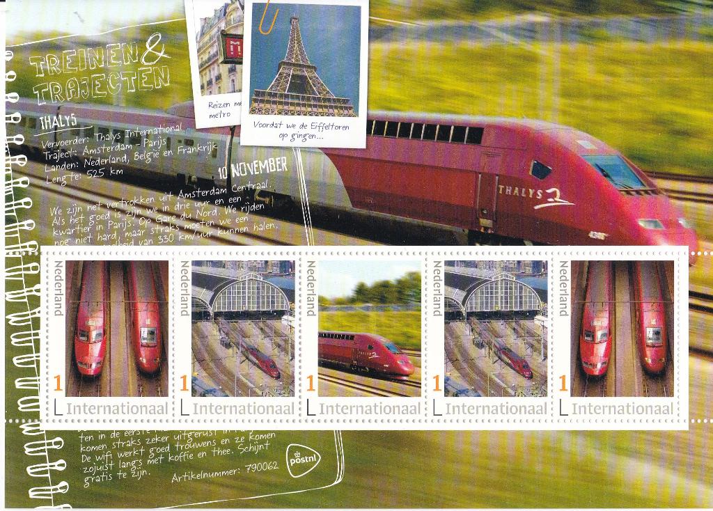 Treinen & Trajecten – Thalys - MNH, Verzenden, Na 1940, Postfris