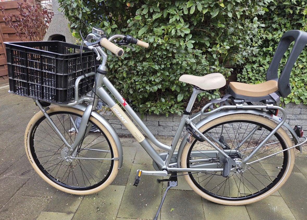Giant transportfiets  in goede staat, Fietsen en Brommers, Fietsen | Dames | Moederfietsen, Zo goed als nieuw, 0 zitjes, 56 cm of meer
