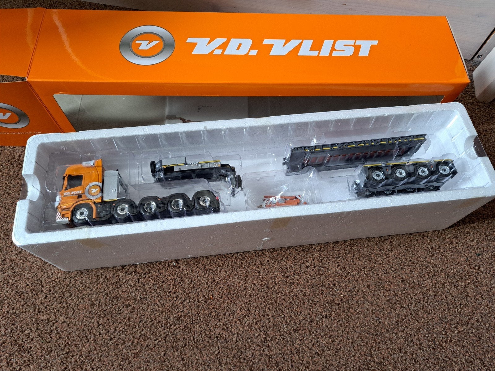 Wsi Scania vd Vlist 5-asser met dieplader, Ophalen, Nieuw, Bus of Vrachtwagen, Wsi