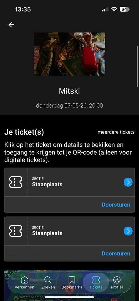 Mitski AFAS live 7 mei staanplaatsen, Twee personen