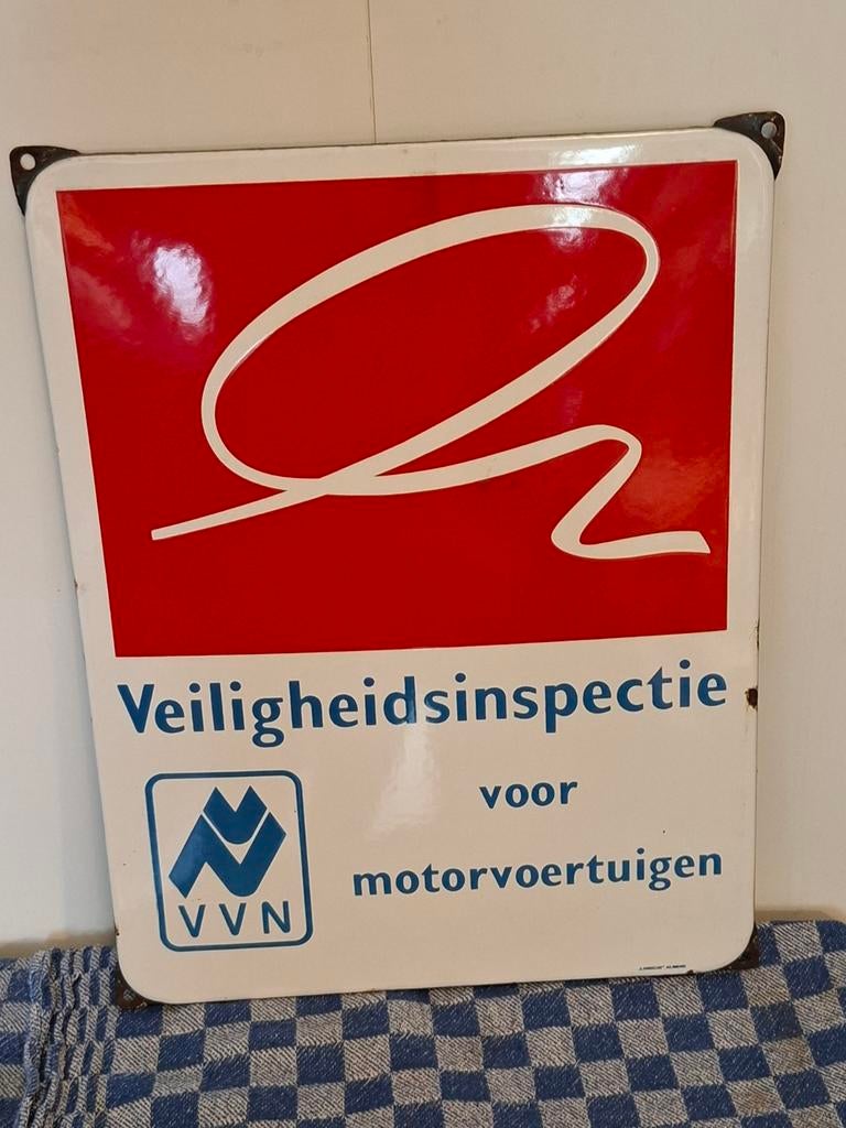 Emaille bord, Verzamelen, Merken en Reclamevoorwerpen, Ophalen of Verzenden, Reclamebord