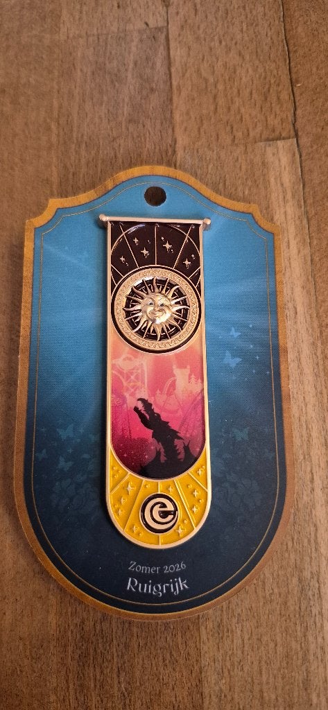 Efteling zomerpin ruigrijk ., Verzamelen, Efteling, Ophalen of Verzenden, Nieuw, Button of Speldje
