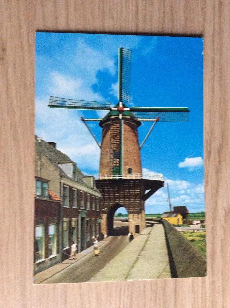 Ansichtkaart van de molen bij Wijk en Duurstede, Ophalen of Verzenden, Utrecht