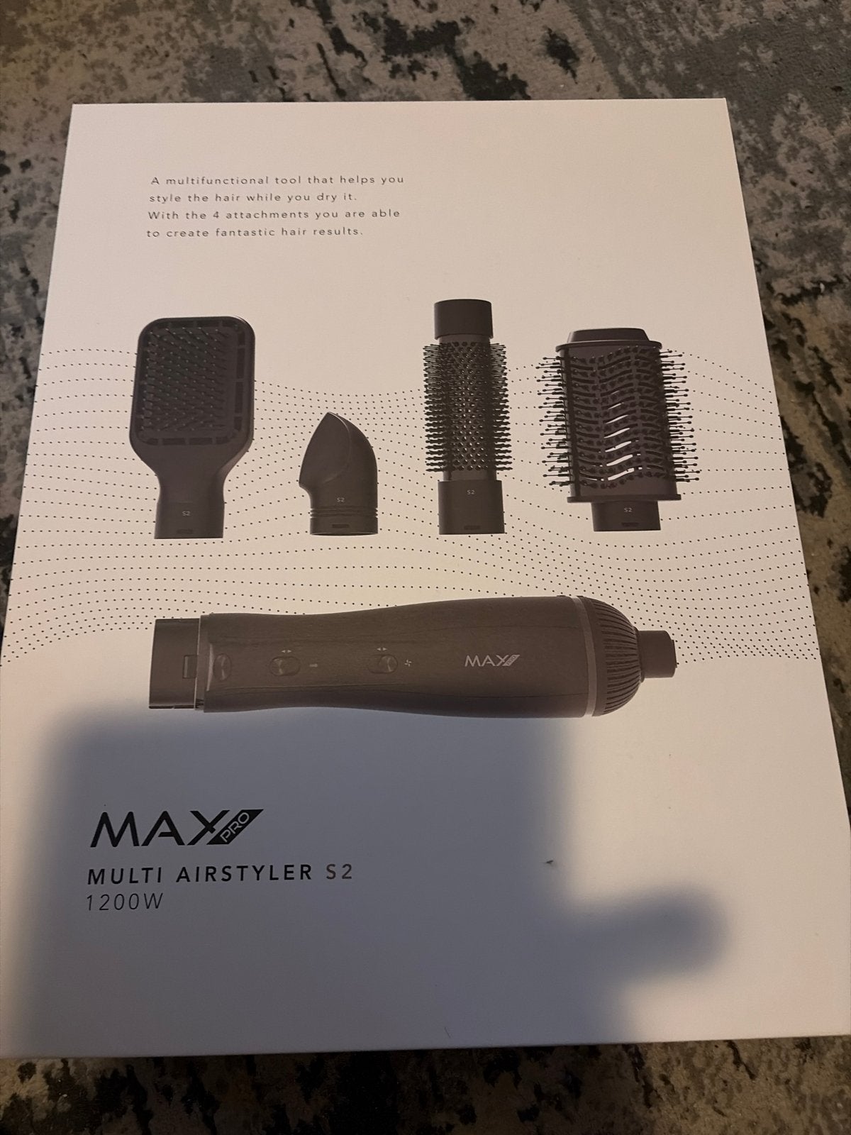 Max Pro Multi Airstyler S2 1200W - Complete Haarstyling Set, Witgoed en Apparatuur, Ophalen, Nieuw, Haarverzorging