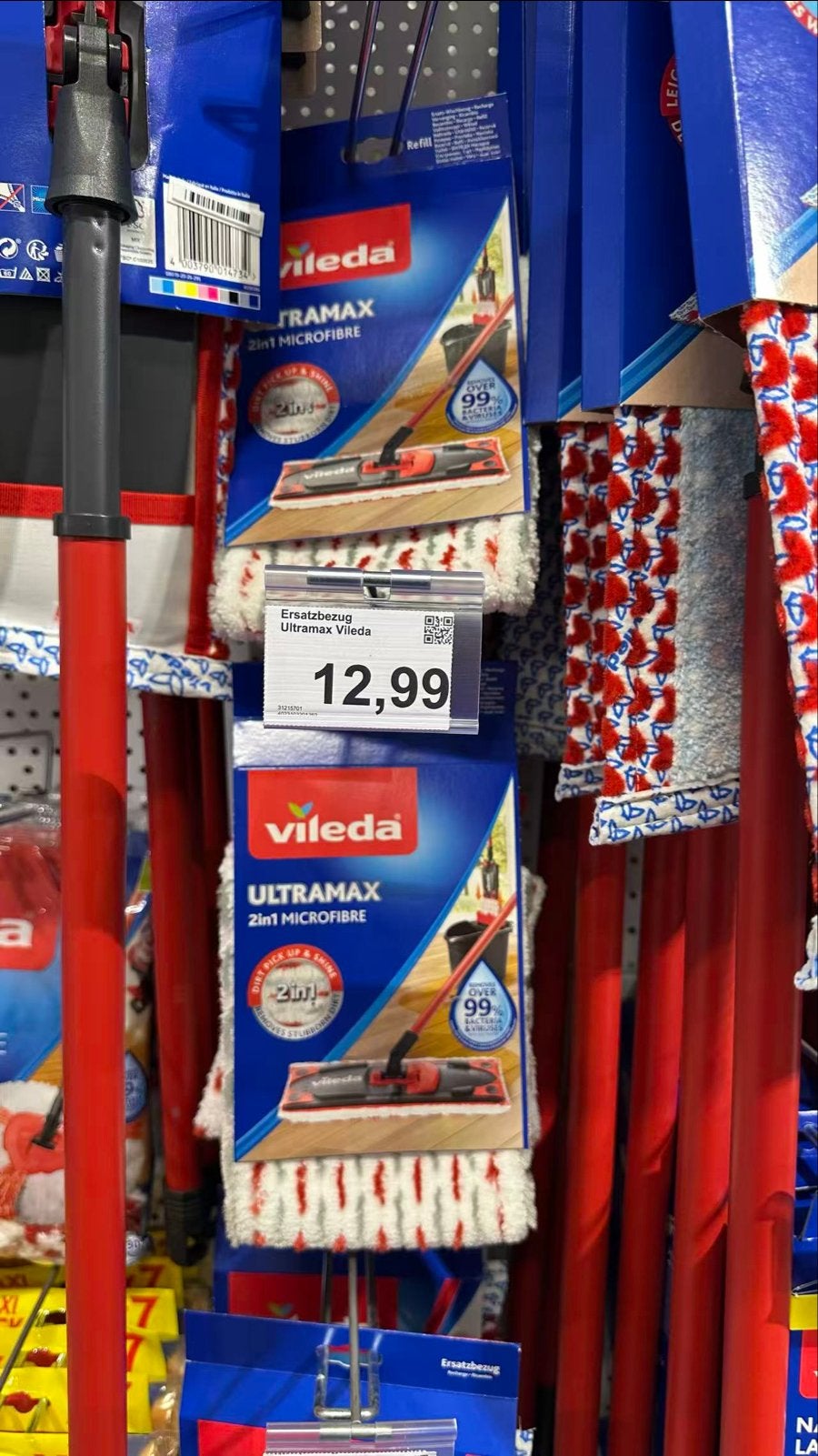 Vileda Ultramax 2in1 Microfibre Dweilhoes, Ophalen of Verzenden, Mop of Dweil