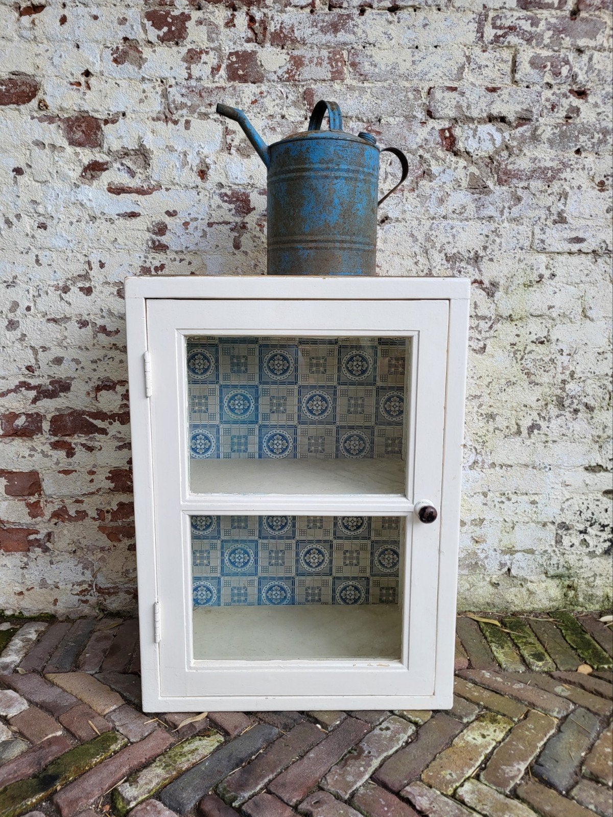 franse brocante kast / keukenkast/ allegonda, Ophalen of Verzenden