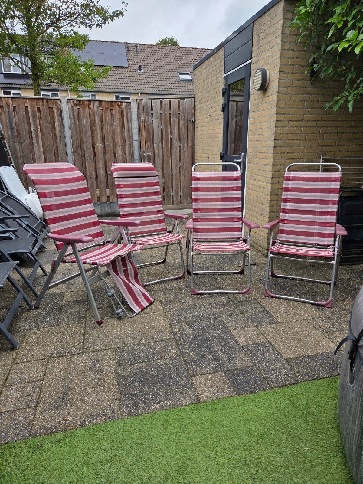 4 Crespo stoelen, Ophalen, Gebruikt, Verstelbaar