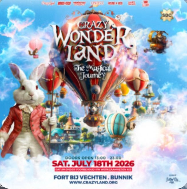 2x crazywonderland vip, Tickets en Kaartjes, Twee personen