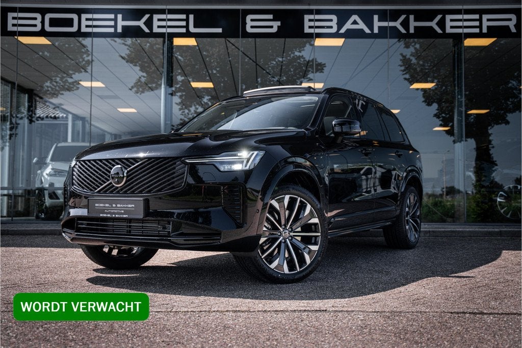 Volvo XC90 T8 Plus Dark Facelift Plug-in hybrid AWD * HUD *, 12 maanden, Gebruikt, Zwart, 4 cilinders