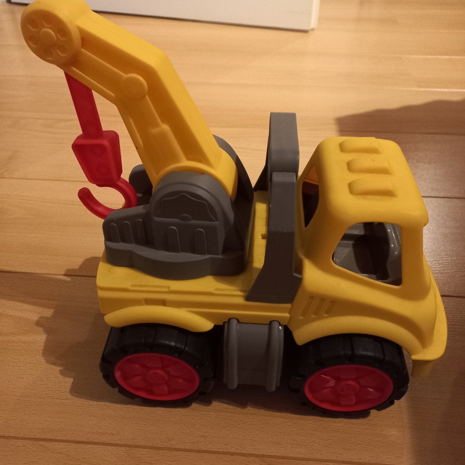Gele Big takelwagen kraanwagen voor kinderen, Kinderen en Baby's, Ophalen of Verzenden, Zo goed als nieuw