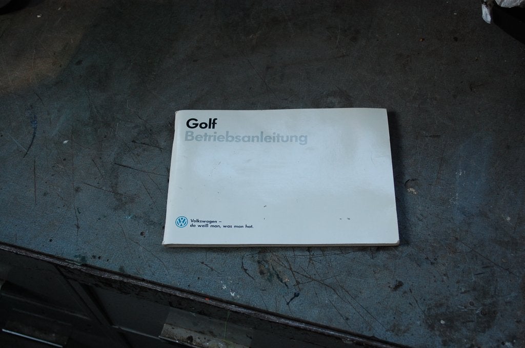 Volkswagen golf type 2 betriebsanleitung, Auto diversen, Ophalen of Verzenden