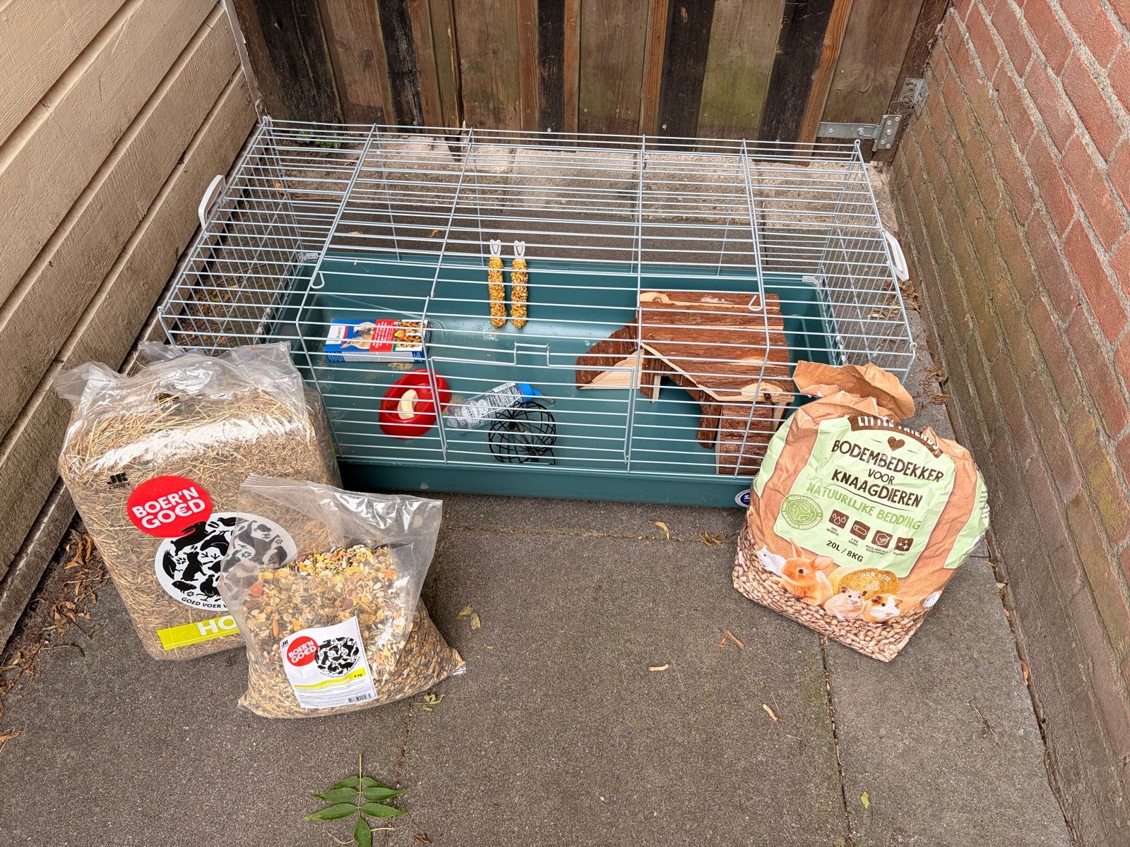 Kooi inclusief alle toebehoren, Kooi, Zo goed als nieuw, Hamster, 75 tot 110 cm