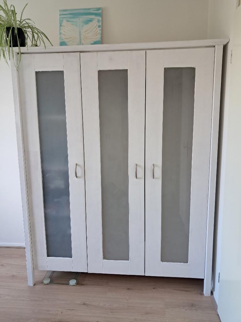 Kledingkast, Huis en Inrichting, Kasten | Kledingkasten, Ophalen, Met deur(en), Gebruikt, 100 tot 150 cm