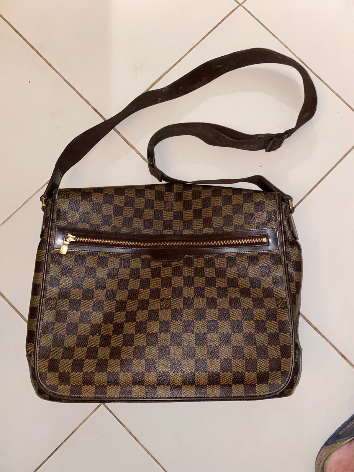 Louis Vuitton Messenger Tas Spencer, Ophalen of Verzenden, Zo goed als nieuw, Bruin, Overige merken