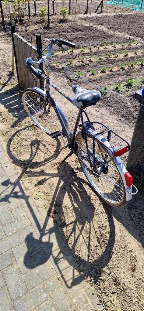Herenfiets met bagagedrager, Fietsen en Brommers, 57 tot 61 cm, Ophalen, Gebruikt, Overige merken
