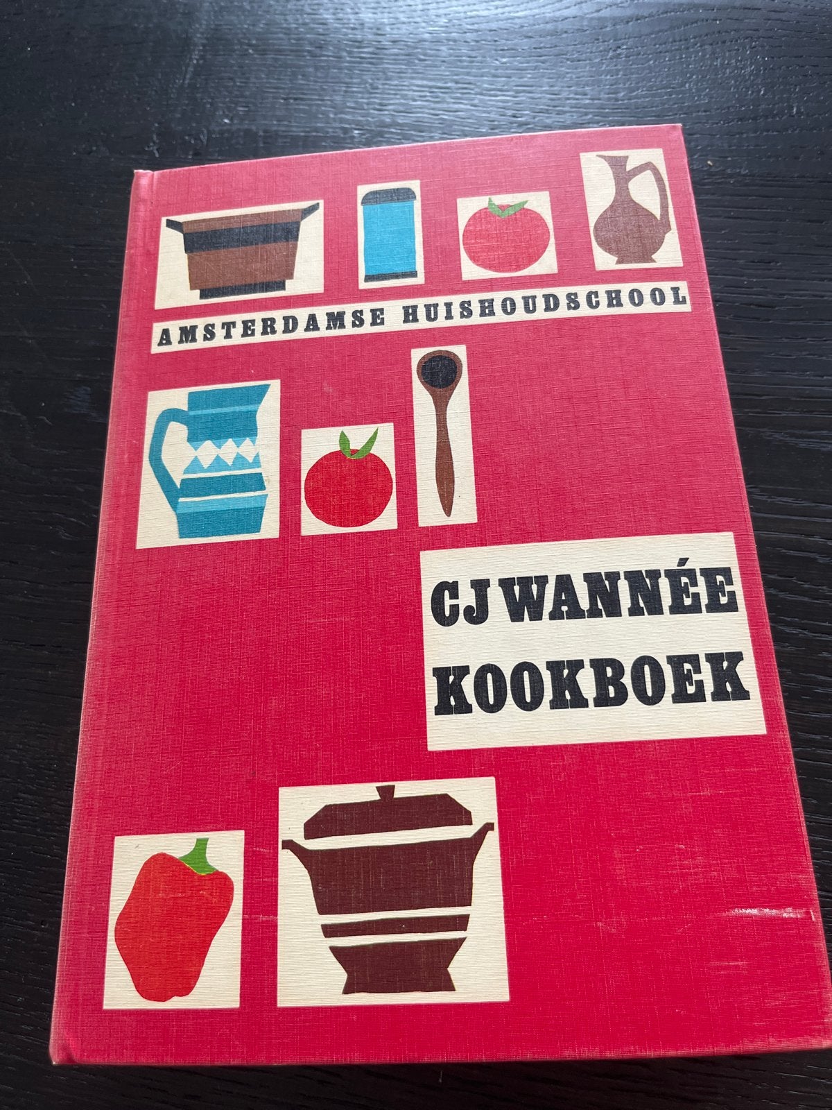 CJ Wannéé Kookboek - Amsterdamse Huishoudschool (Oud), Boeken, Kookboeken, Ophalen of Verzenden, Gelezen, Nederland en België