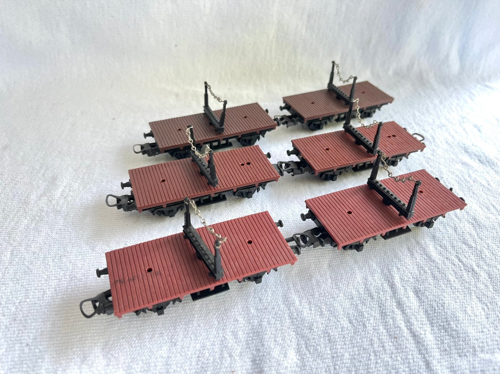 6x Lima Schamelwagons H0, Hobby en Vrije tijd, Modeltreinen | H0, Gebruikt, Gelijkstroom, Wagon, Ophalen of Verzenden