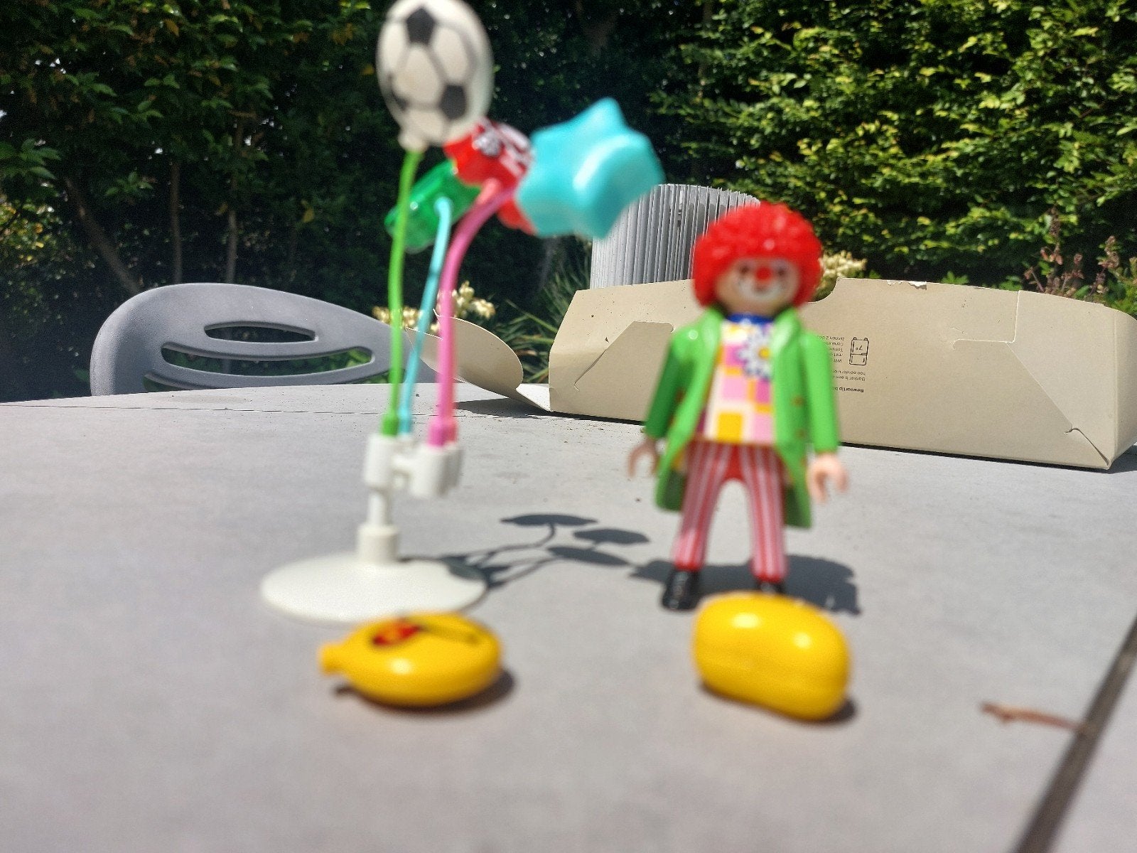 Playmobil clown die balonnen verkoopt, Ophalen of Verzenden