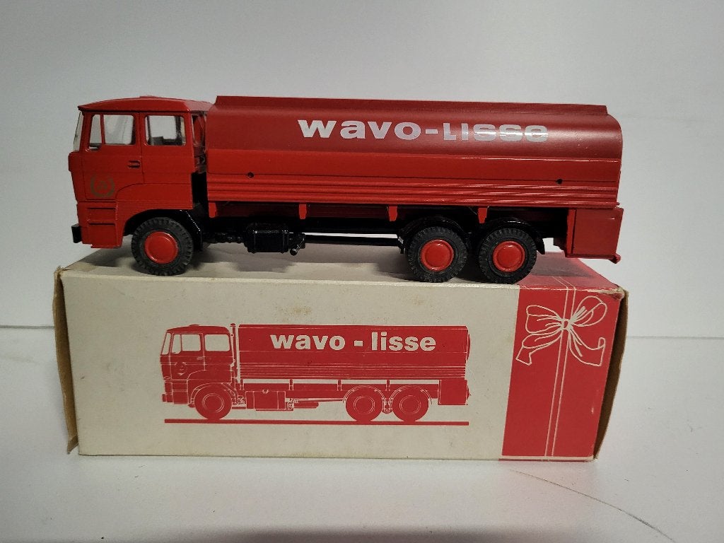 Lion Car  no67  DAF 2800 tankauto  WAVO Lisse, Ophalen of Verzenden, Zo goed als nieuw, Bus of Vrachtwagen, Lion Toys