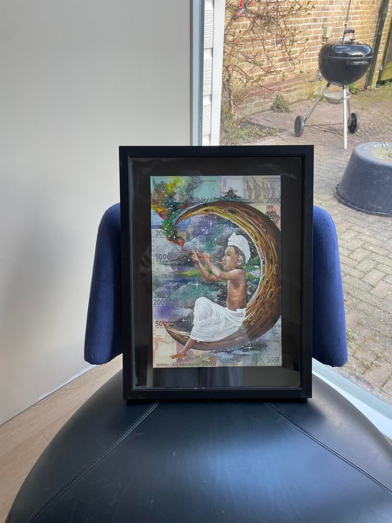 Balinees schilderij, Ophalen