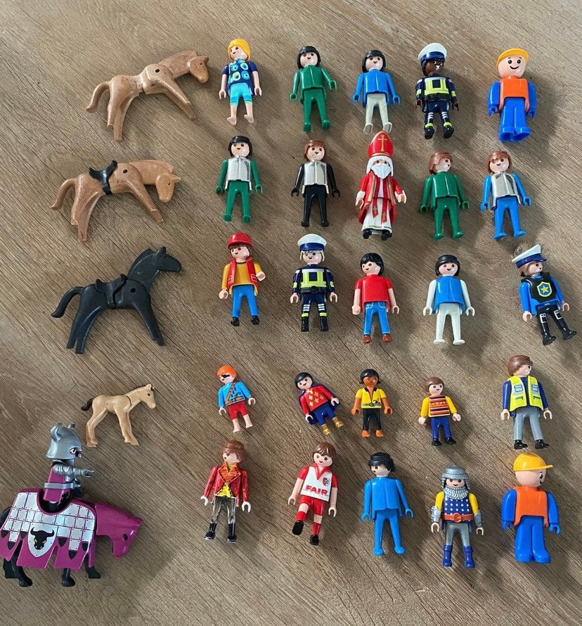 Playmobil poppetjes en paarden, Ophalen of Verzenden, Gebruikt, Losse onderdelen, Figuren