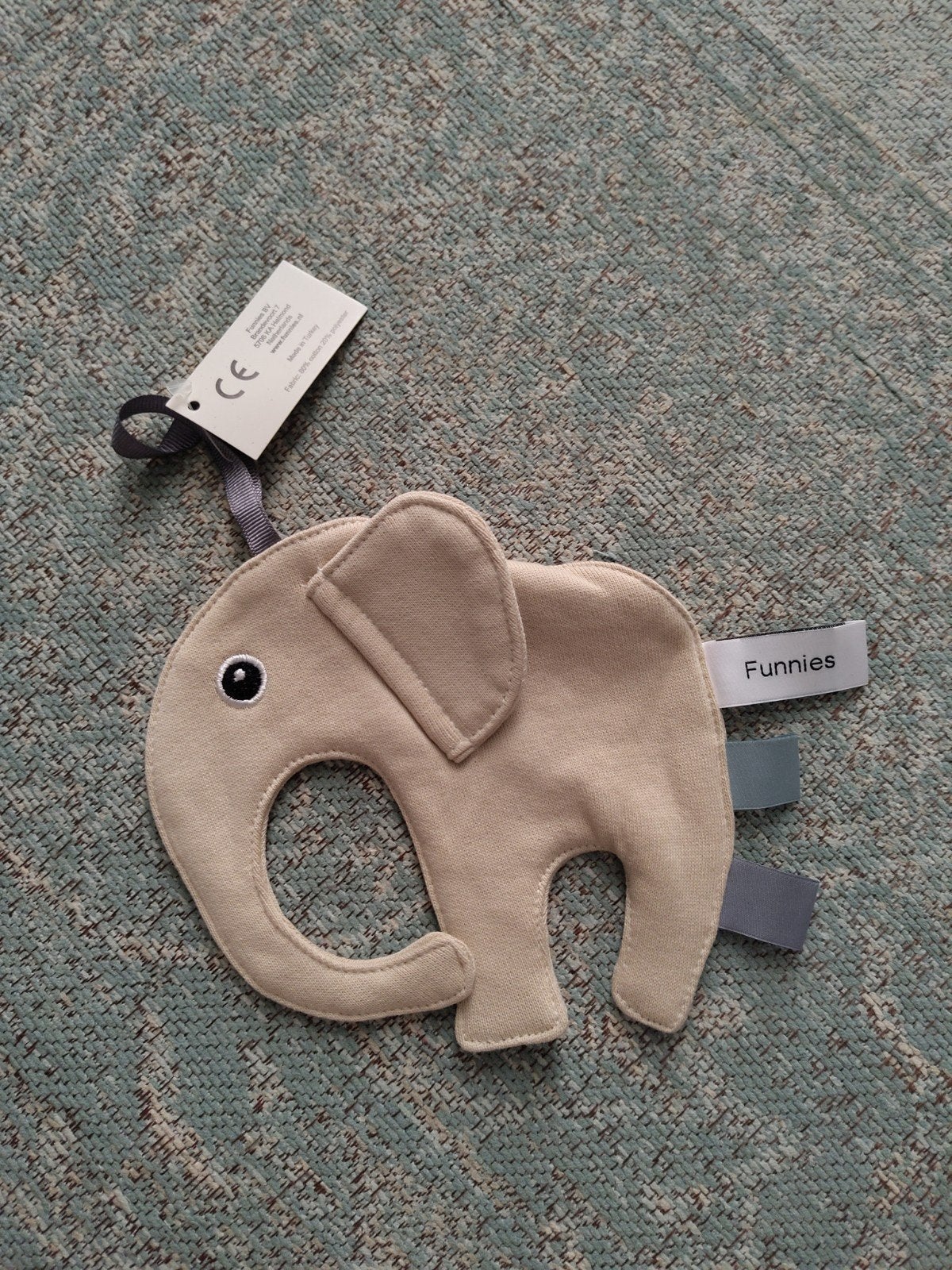 NIEUW Speen en knuffeldoekje olifant, Ophalen of Verzenden, Nieuw, Overige typen