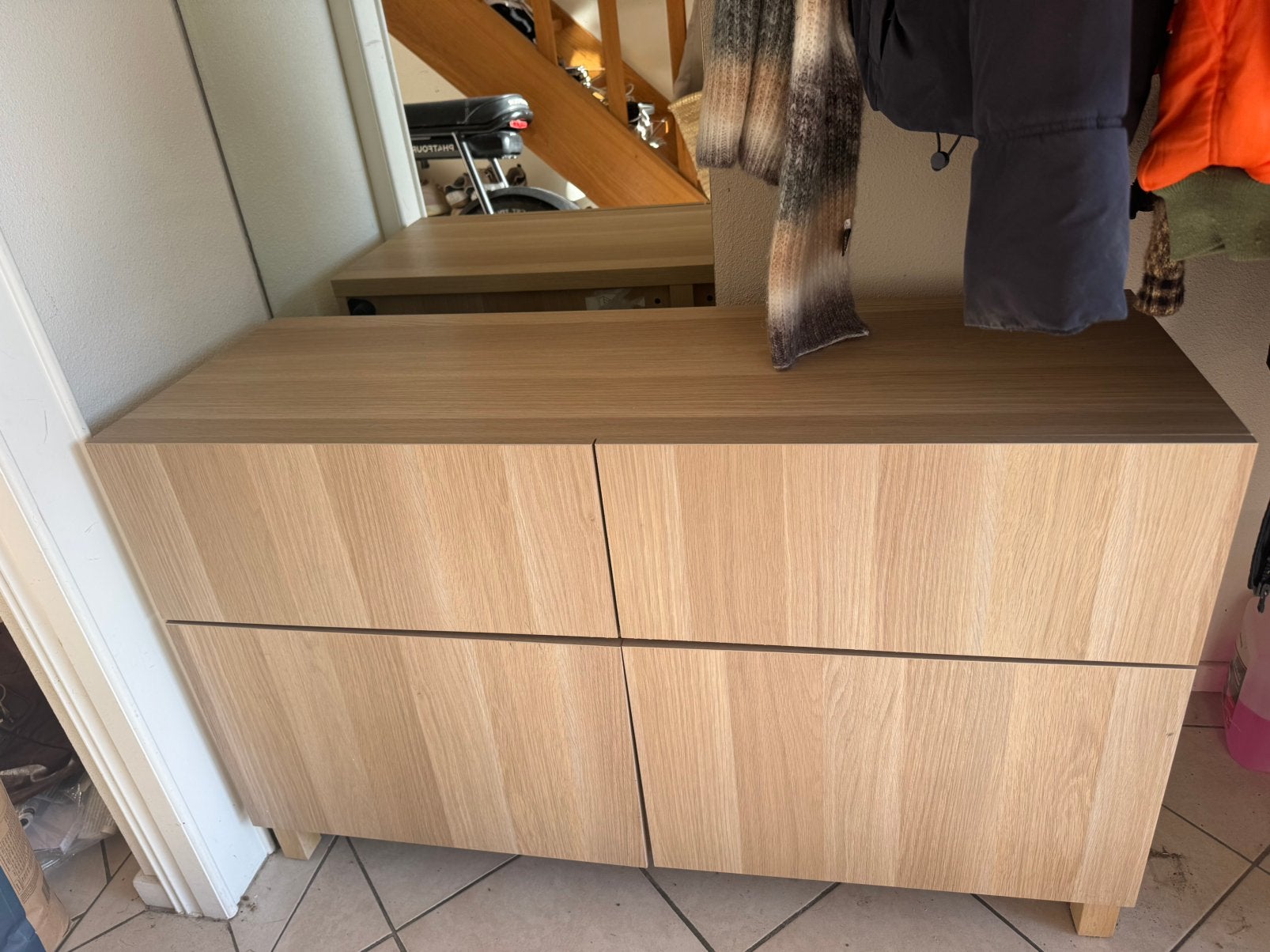 IKEA dressoir / opbergkast eikenlook – nette staat, Ophalen, Zo goed als nieuw, 25 tot 50 cm