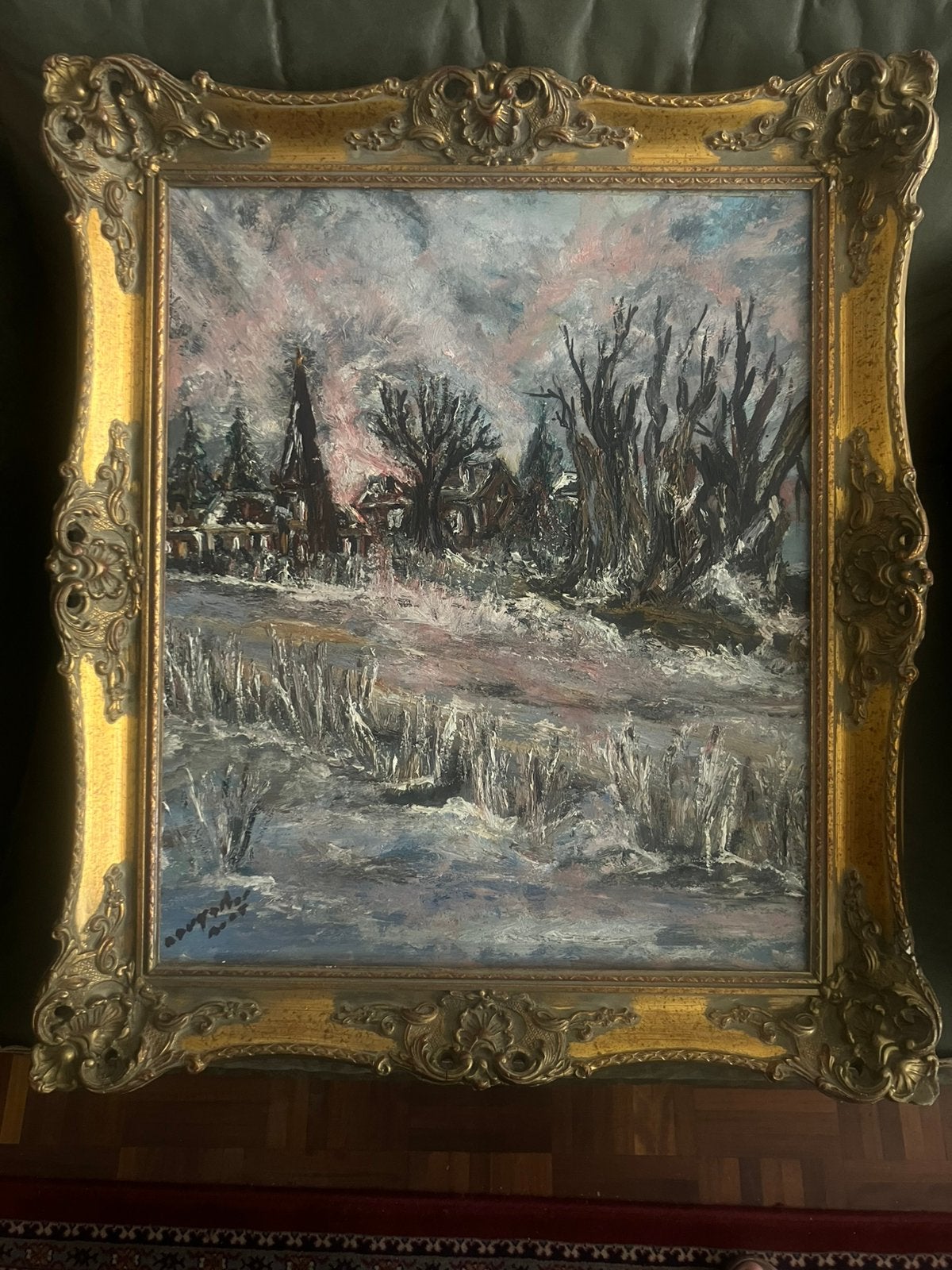 Expressionistisch schilderij, Ophalen of Verzenden