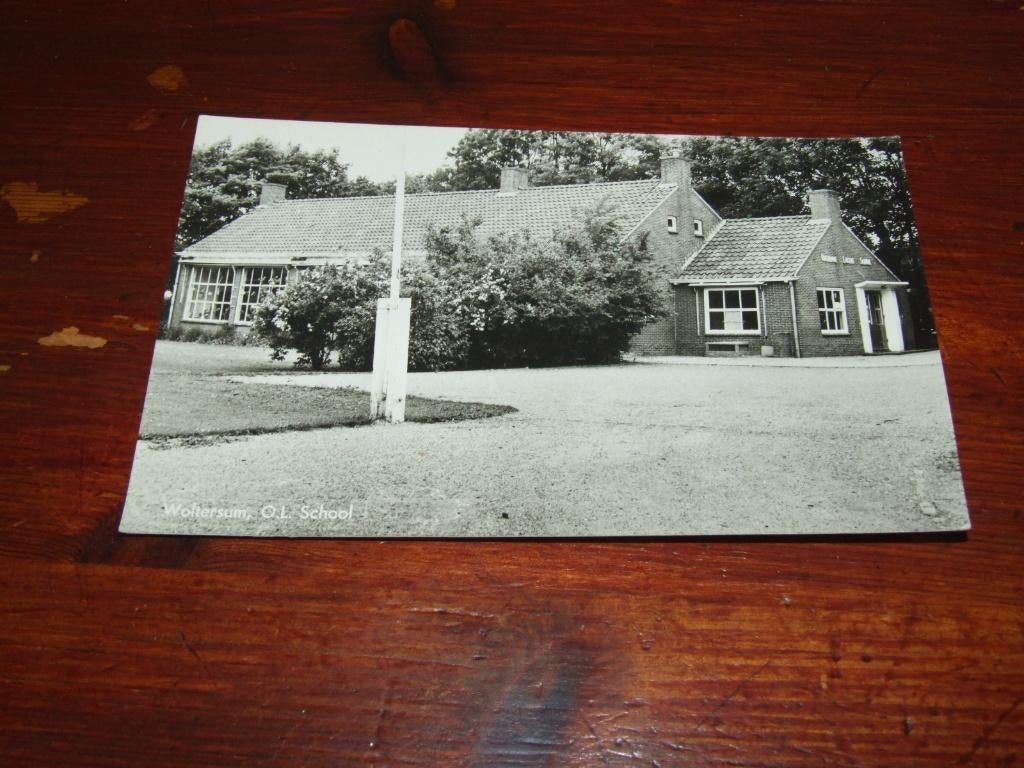 774- WOLTERSUM, O.L. SCHOOL, Verzenden, 1940 tot 1960, Ongelopen, Groningen