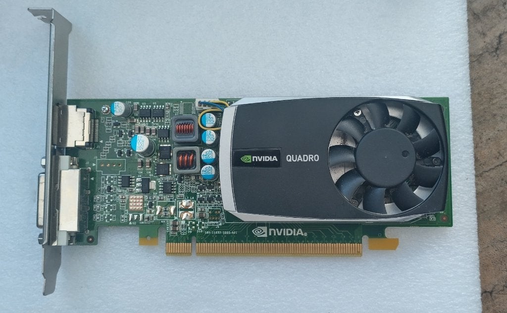 Nvidia GeForce Quadro 600 1GB GDDR3 LP, Gebruikt, PCI-Express 2, GDDR3, DVI