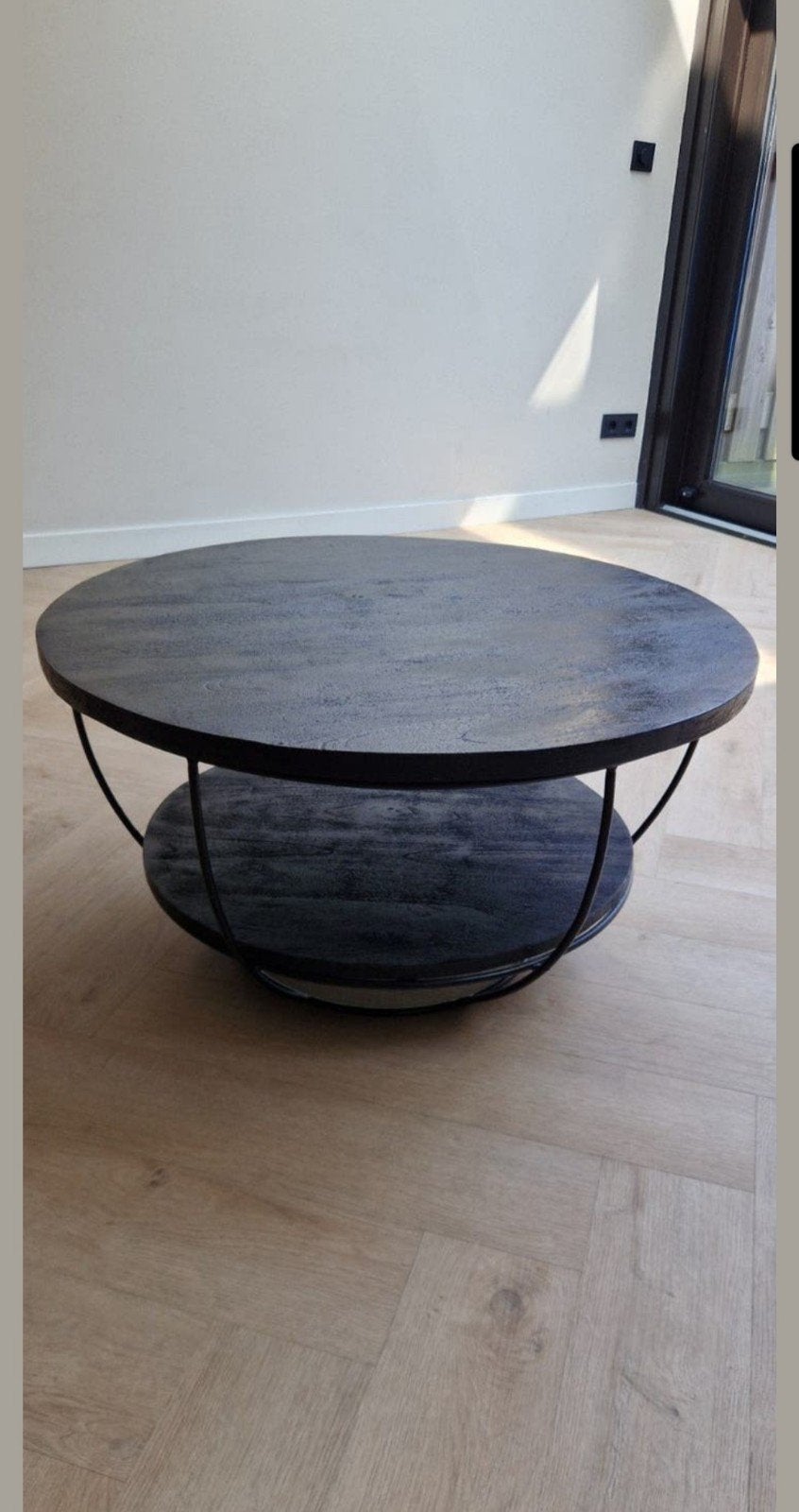 Mooie ronde salontafel, Huis en Inrichting, Tafels | Salontafels, Ophalen, 50 tot 100 cm, Rond, 50 tot 100 cm
