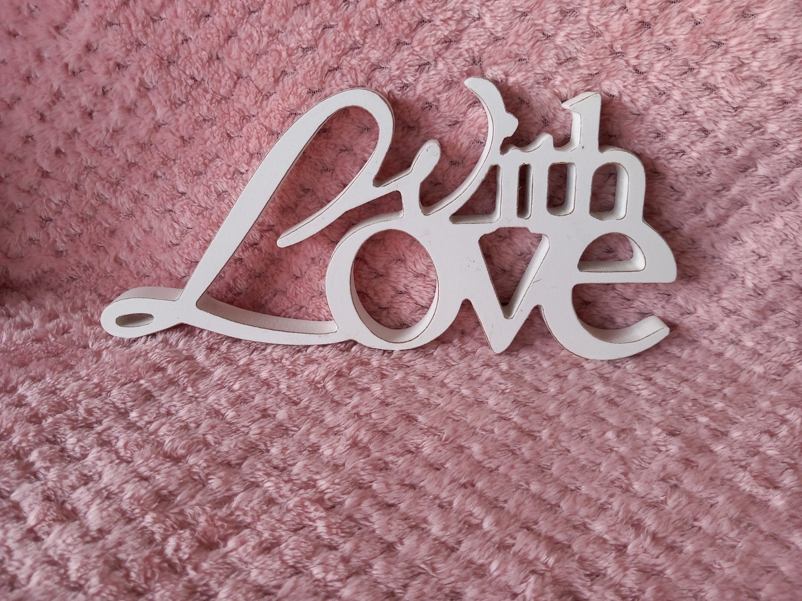️Rivièra Maison,  houten tekst "with love" , sign, Tekstbord, Nieuw, Ophalen of Verzenden, Met afbeelding