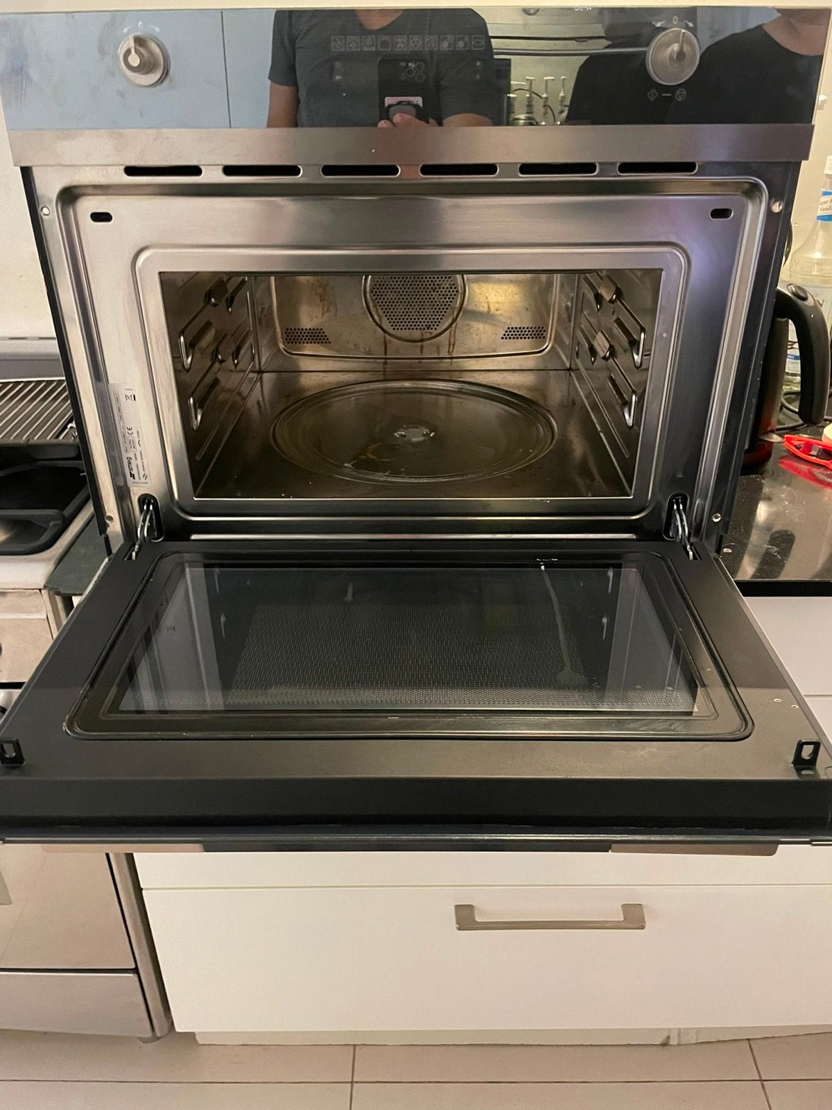 Smeg SC45MC2 Inbouw Combimagnetron - Nette Staat, Witgoed en Apparatuur, Ovens, Gebruikt, Inbouw, Combi-oven, Smeg, Magnetronfunctie