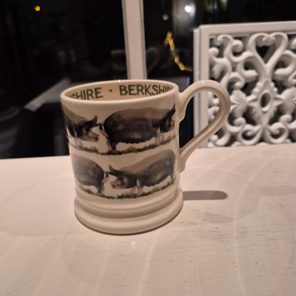 Emma Bridgewater mok 0.5 1/2pt Berkshire pig varken nieuw, Nieuw, Ophalen of Verzenden, Overige stijlen, Kop(pen) en/of Schotel(s)
