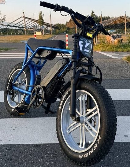 Custom V8 Fatbike dubbele accu gashendel full throtle, Fietsen en Brommers, Elektrische fietsen, 59 cm of meer, Ophalen, Zo goed als nieuw