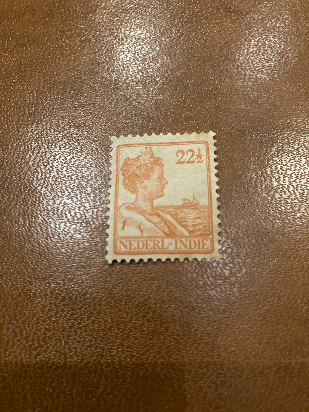 Nederlands-Indië postzegel 22½ cent Koningin Wilhelmina, Verzenden, Postfris, Nederlands-Indië