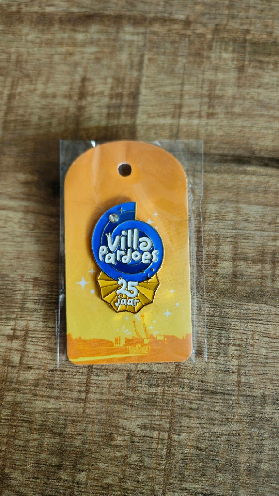 Efteling Villa Pardoes 25 Jaar Pin, Verzamelen, Ophalen of Verzenden, Nieuw, Button of Speldje