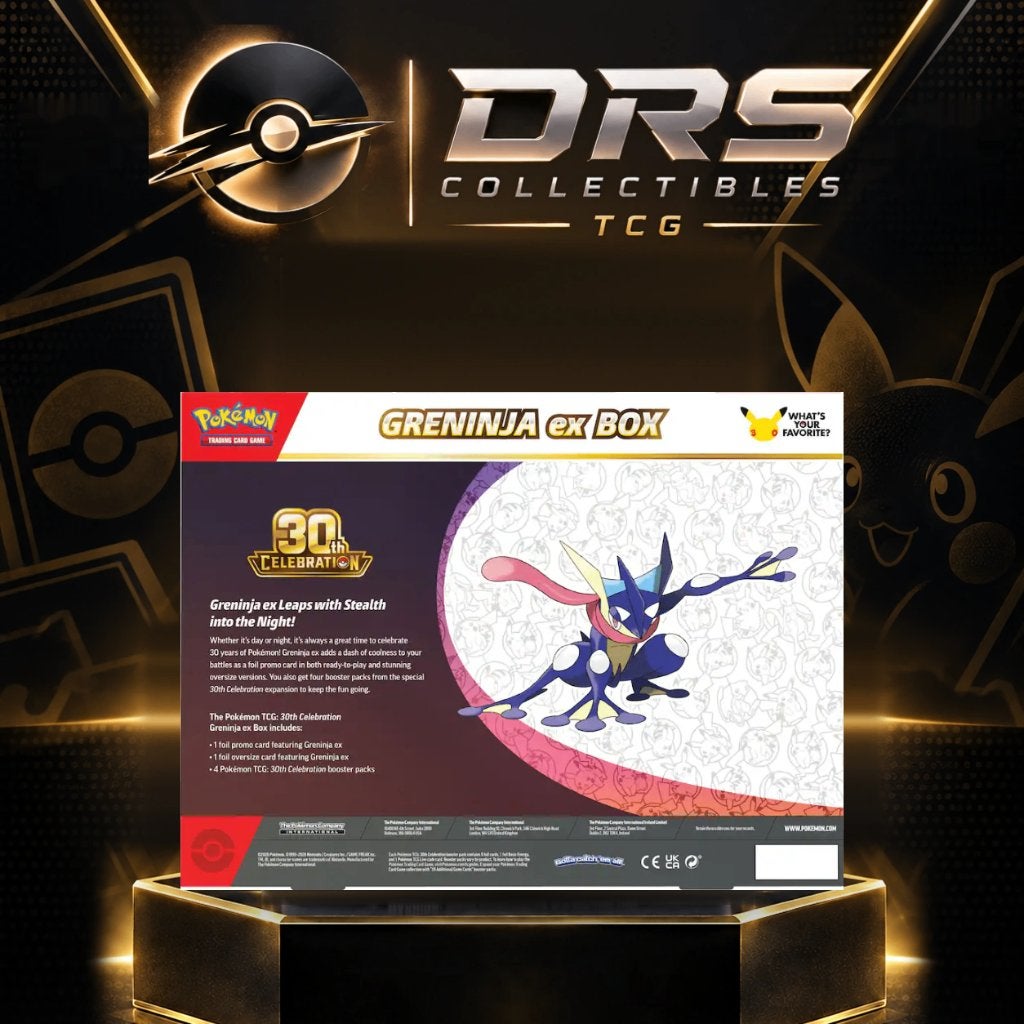 Foto 4 van 30th Anniversary Greninja ex Box (6x) - Sealed case