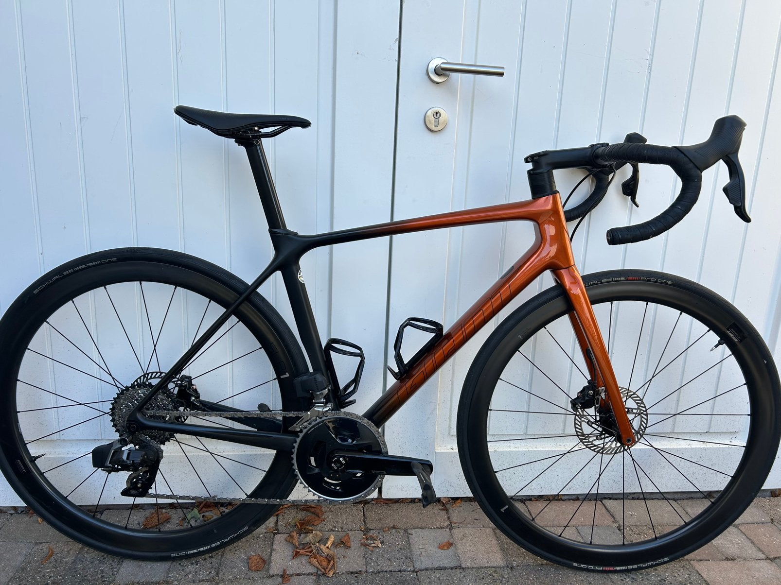 Zgan Giant TCR vol carbon Sram Rival AXS powermeter dubbel, Ophalen, Carbon, Giant, Zo goed als nieuw